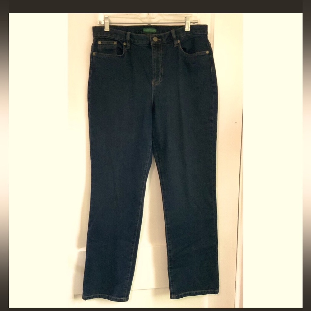 Ralph Lauren Dark Blue Jeans Sz 10 EUC